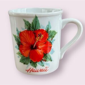 Hawaii Red Hibiscus Mug